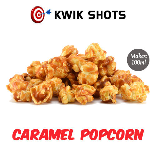 Kwik Shots - Caramel-Popcorn- One shot Flavour Concentrates | South Africa